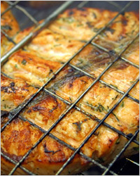 приготовления вкуснейшего лосося на гриле с лимонным маслом
