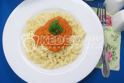 Овощной соус с томатами к пасте