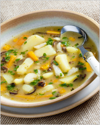 Постные блюда без масла - картофельный суп