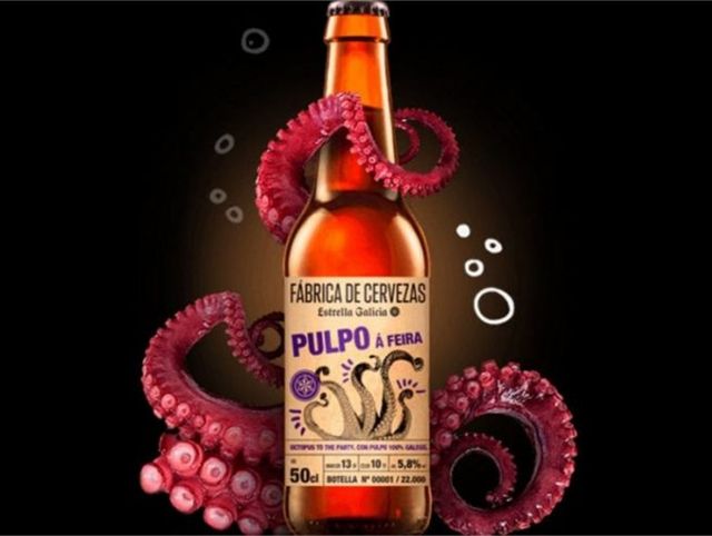 Испанская пивоварня выпустила пиво с добавлением осьминога