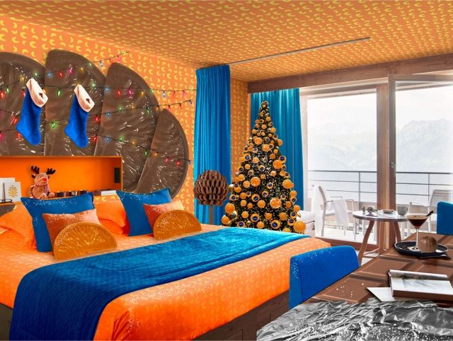 Французский отель предлагает отдохнуть в номере «Шоколадный апельсин»