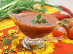Постный соус из томатной пасты - рецепт