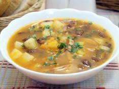 Простой вкусный суп из фасоли - рецепт